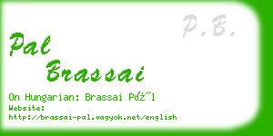 pal brassai business card